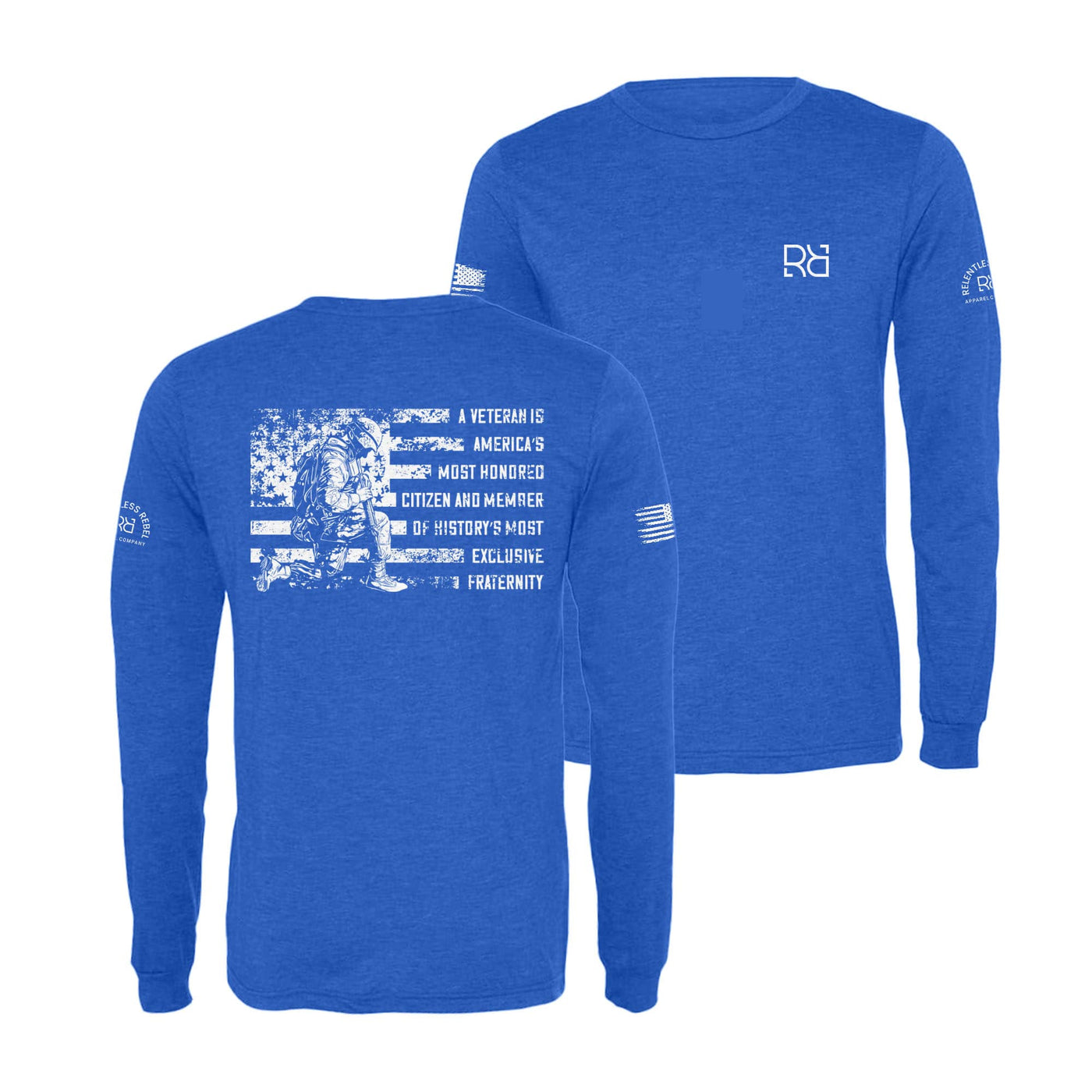 True Royal A Veteran Men's Long Sleeve