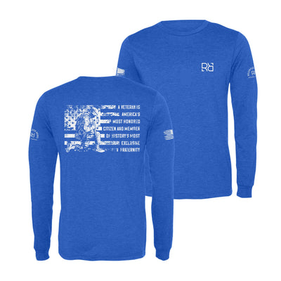 True Royal A Veteran Men's Long Sleeve