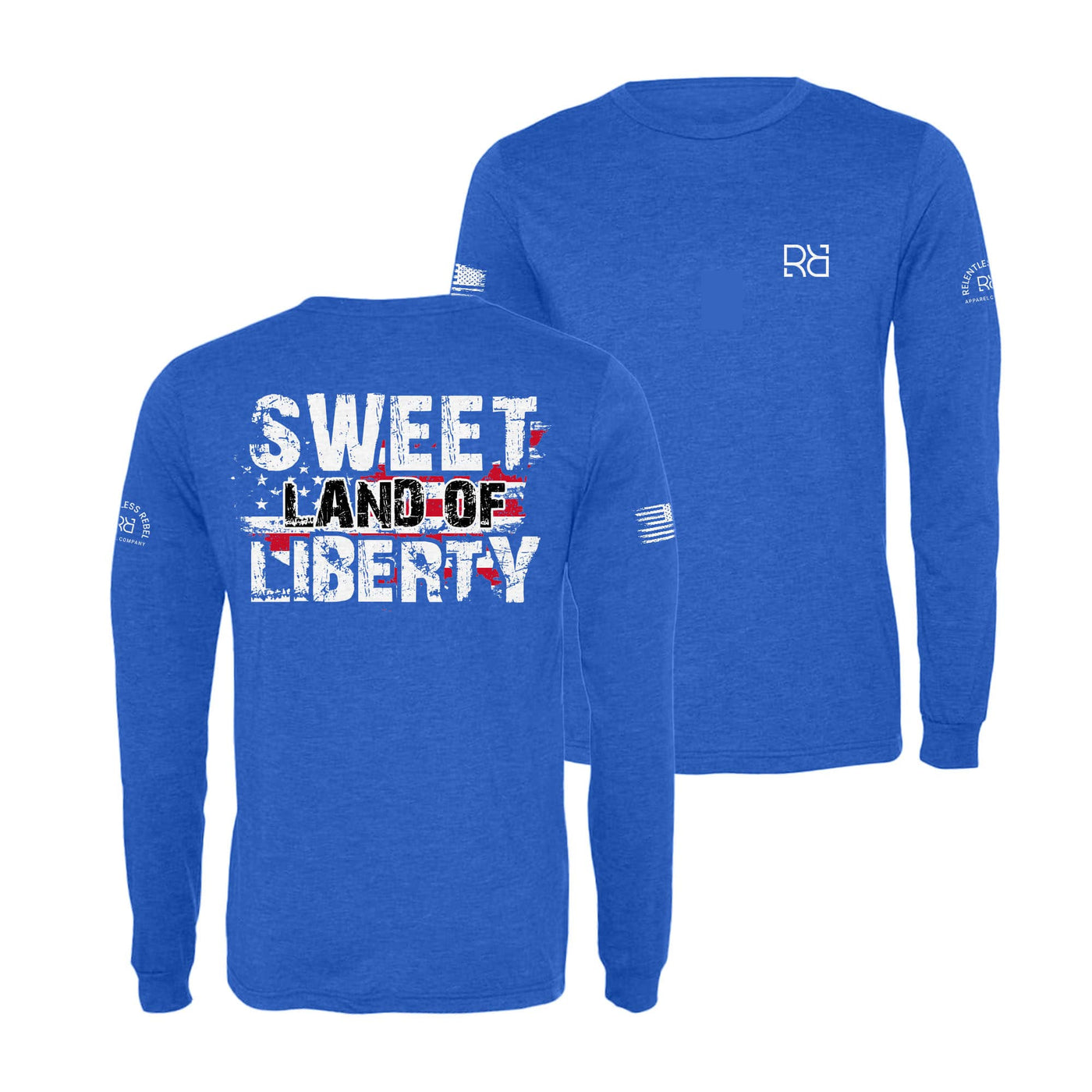 True Royal Sweet Land of Liberty Men's Long Sleeve