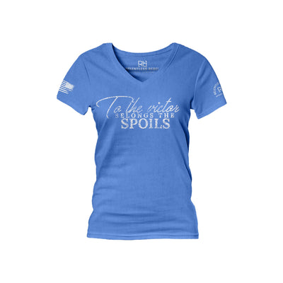 True Royal To The Victor Belongs the Spoils Women's V-Neck Tee