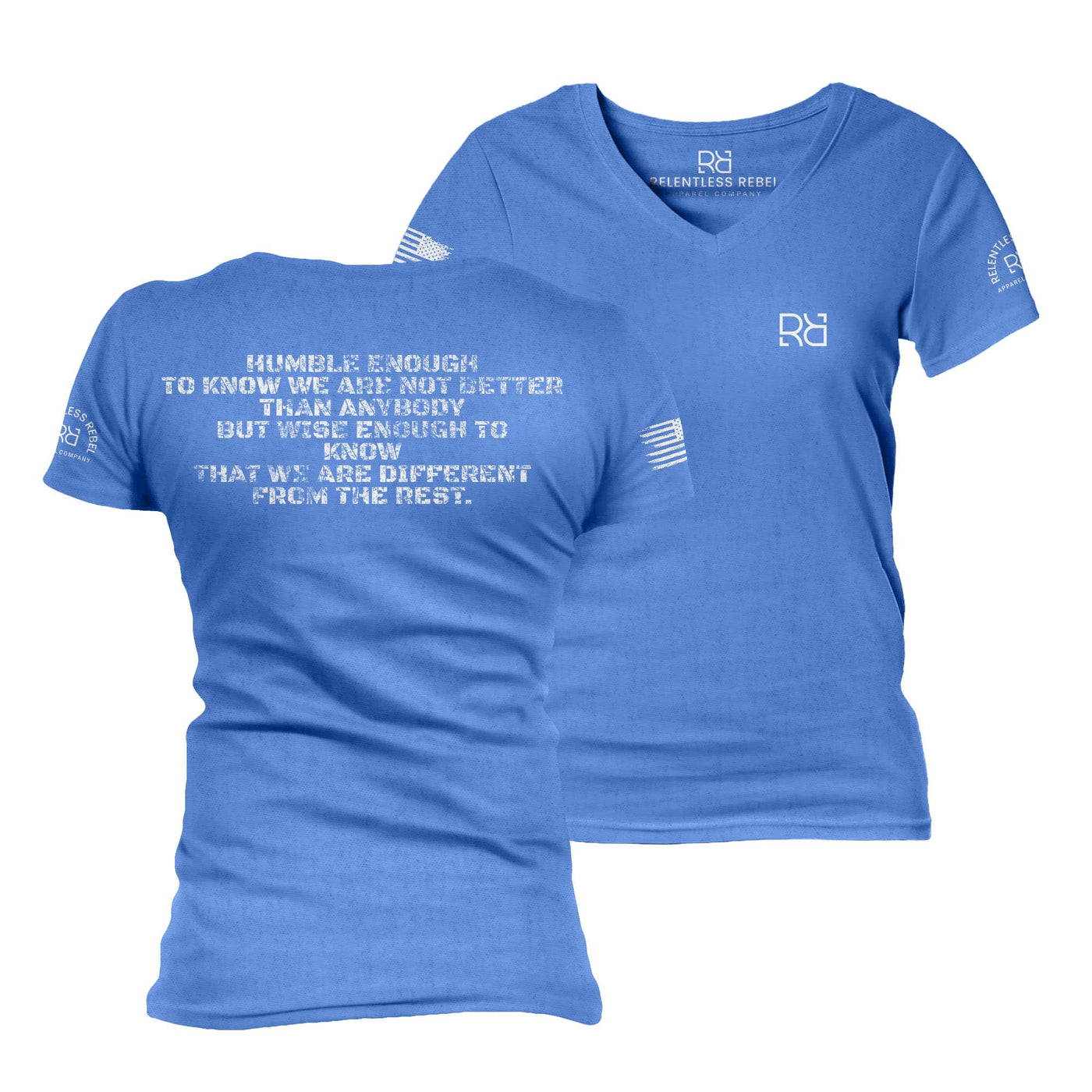 True Royal Humble Enough to Know Women's V-Neck Tee