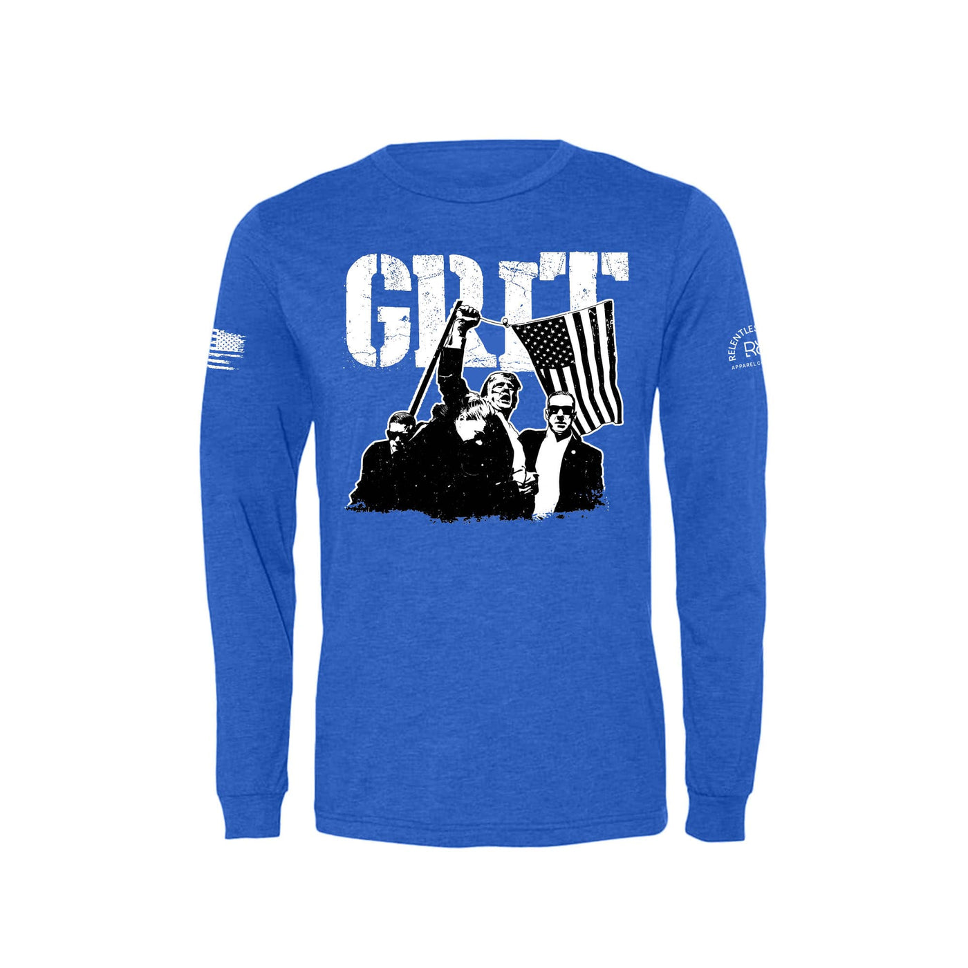 True Royal GRIT DJT Men's Long Sleeve