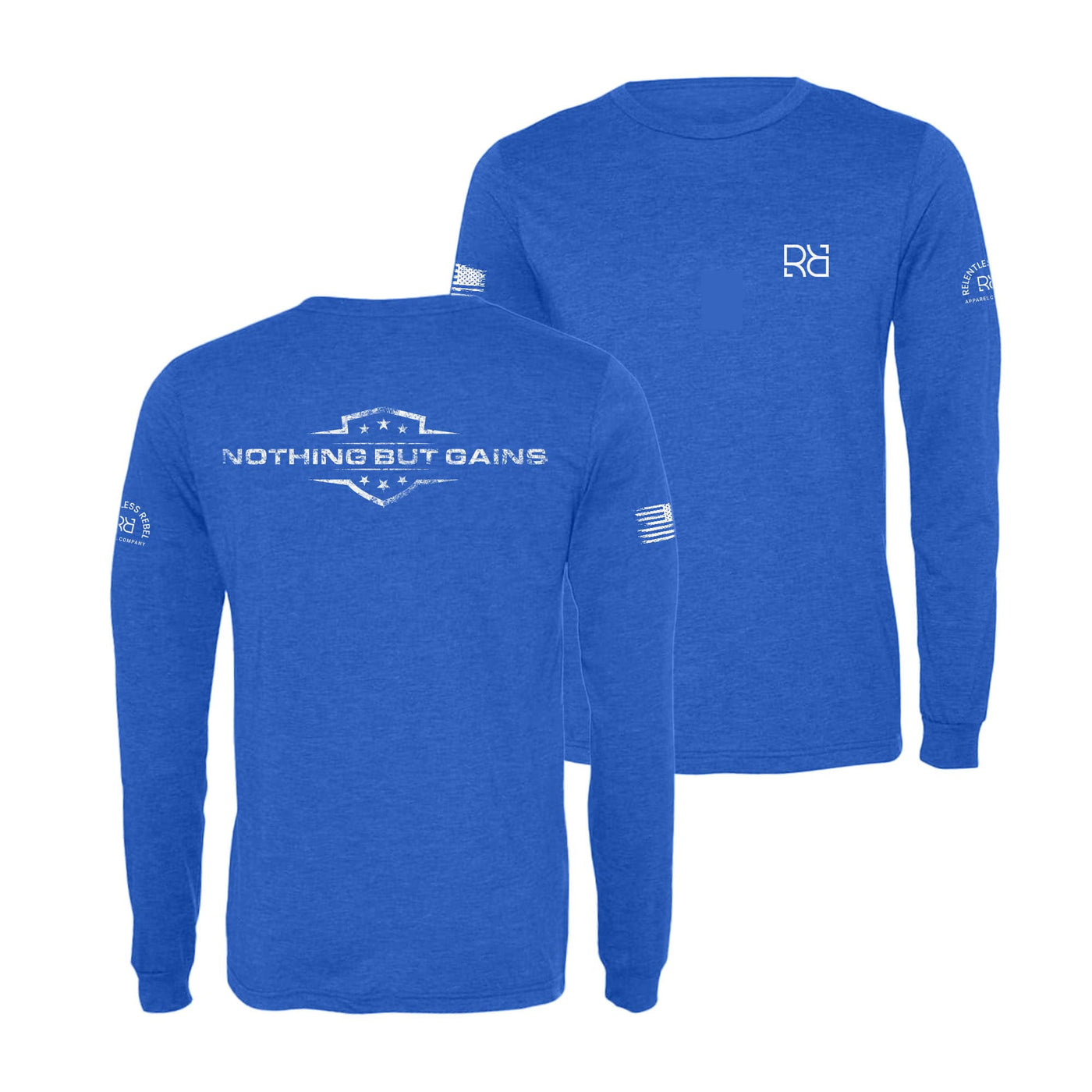 True Royal Nothing But Gains Men's Long Sleeve