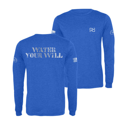 True Royal Water Your Will Men's Long Sleeve