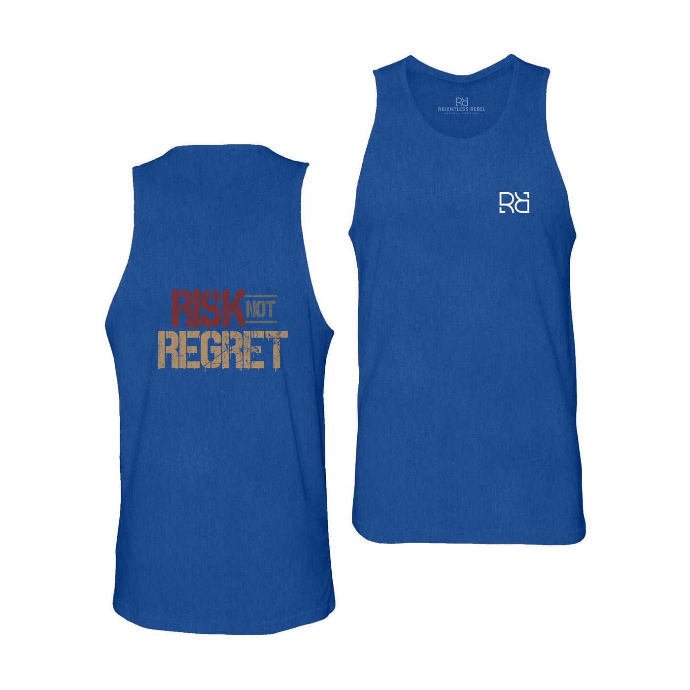 True Royal Risk Not Regret Men's Tank Top