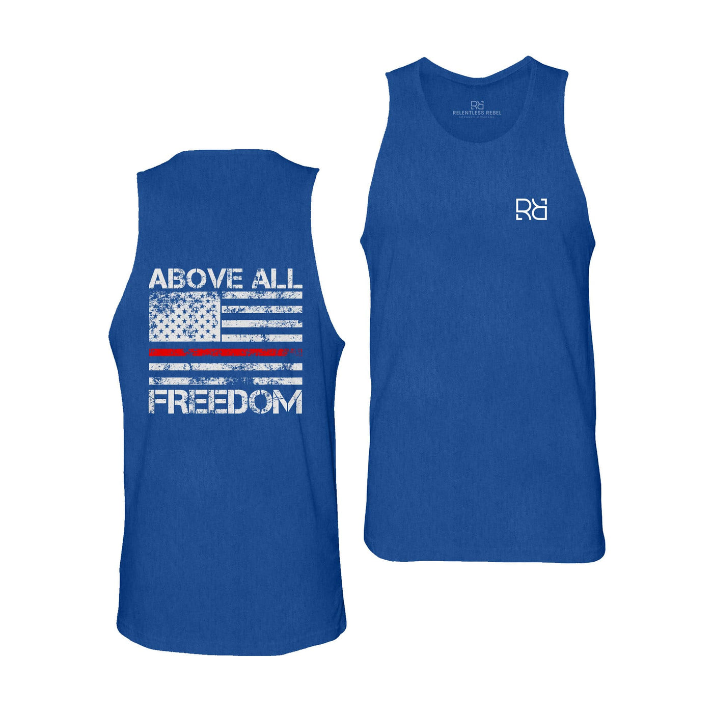 True Royal Above All Freedom Men's Tank