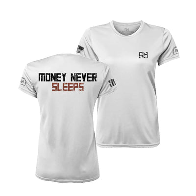 White Money Never Sleeps Women's Dri Fit