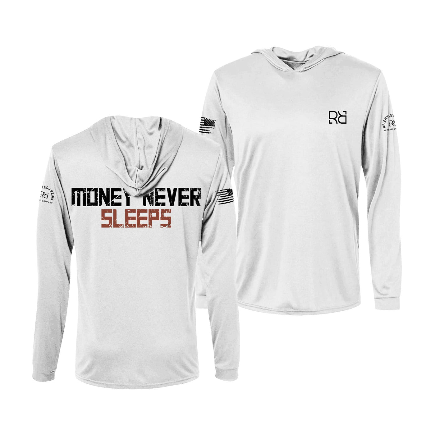 Relentless White Money Never Sleeps Men's Dri Fit