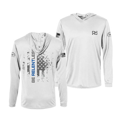 White Be Relentless Law Enforcement Edition Men's Dri Fit