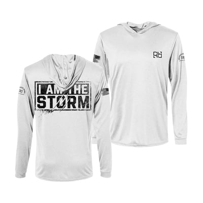 Relentless White I Am The Storm Men's Dri Fit Long Sleeve