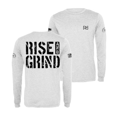 White Rise and Grind Long Sleeve Shirt