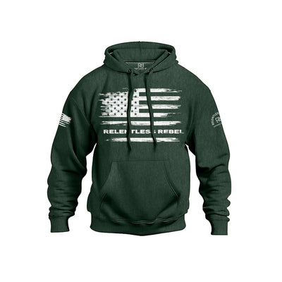 Relentless Rebel Flag | Front | Men's Hoodie