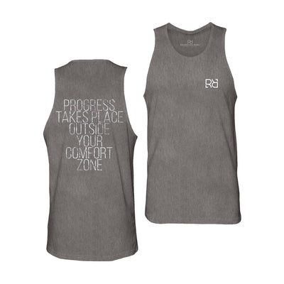 Asphalt Progress Takes Place Outside Your Comfort Zone Men's Tank Top