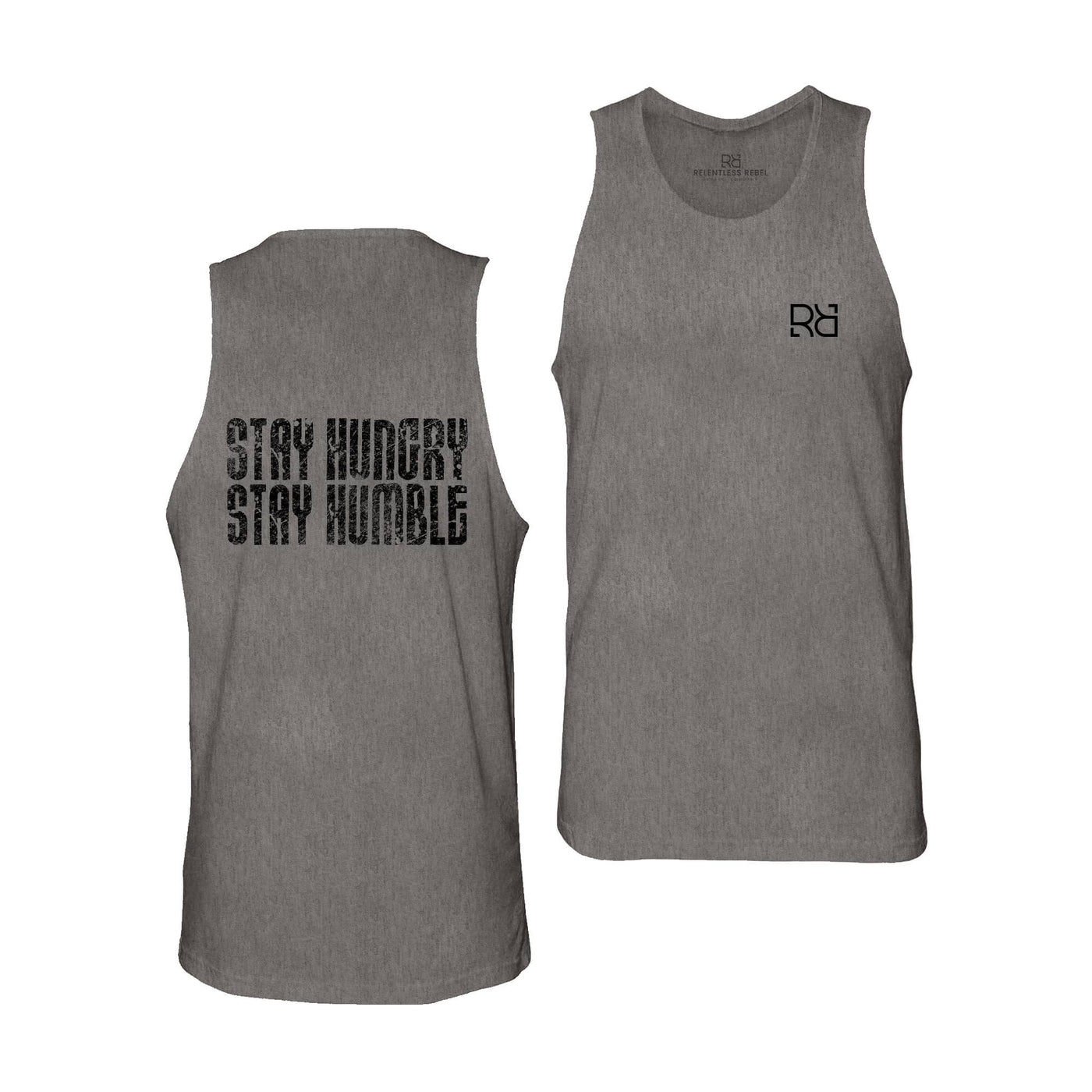 Asphalt Stay Hungry Stay Humble Men's Tank Top