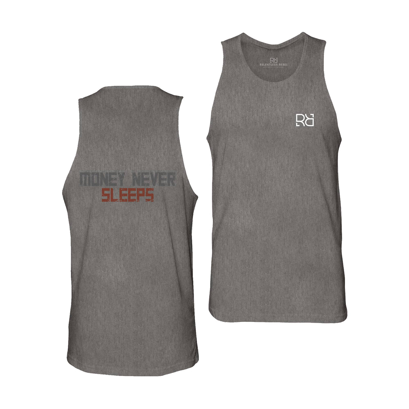 Asphalt Money Never Sleeps Men's Tank Top