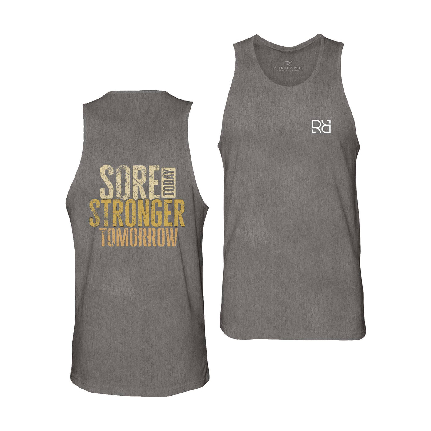 Asphalt Sore Today Stronger Tomorrow Men's Tank Top