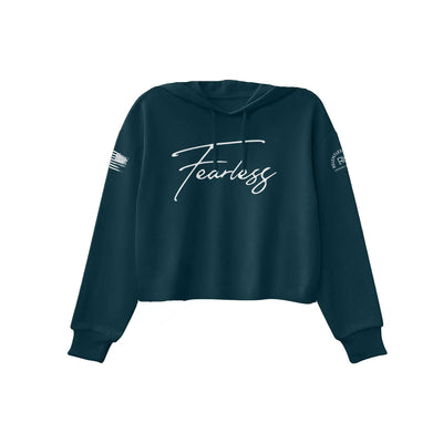 Fearless | Front | Women's Cropped Hoodie