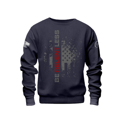 Classic Navy Be Relentless Front Design Sweatshirt