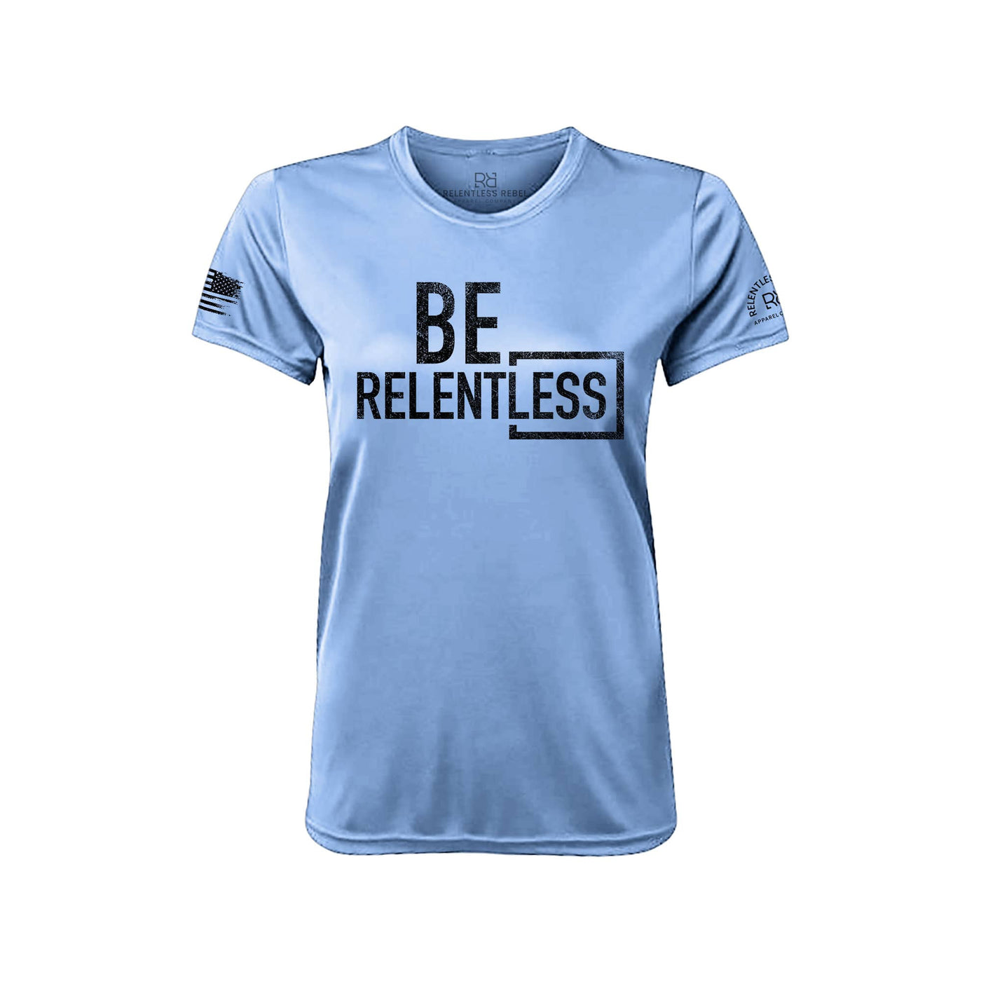 Be Relentless Bimini Blue Front Women's Dry Fit Tee