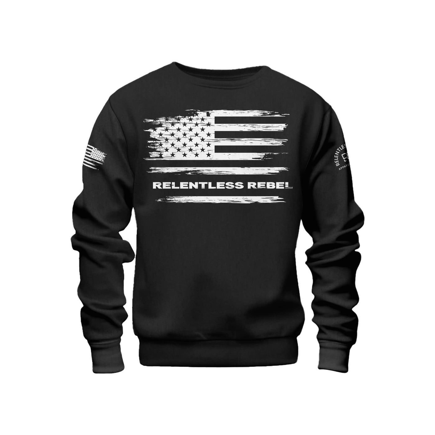 Relentless Rebel Flag | Front | Crew Neck Sweatshirt