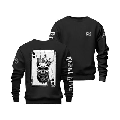 Rebel King | "Rebel Ace" | Sleeve | Crew Neck Sweatshirt