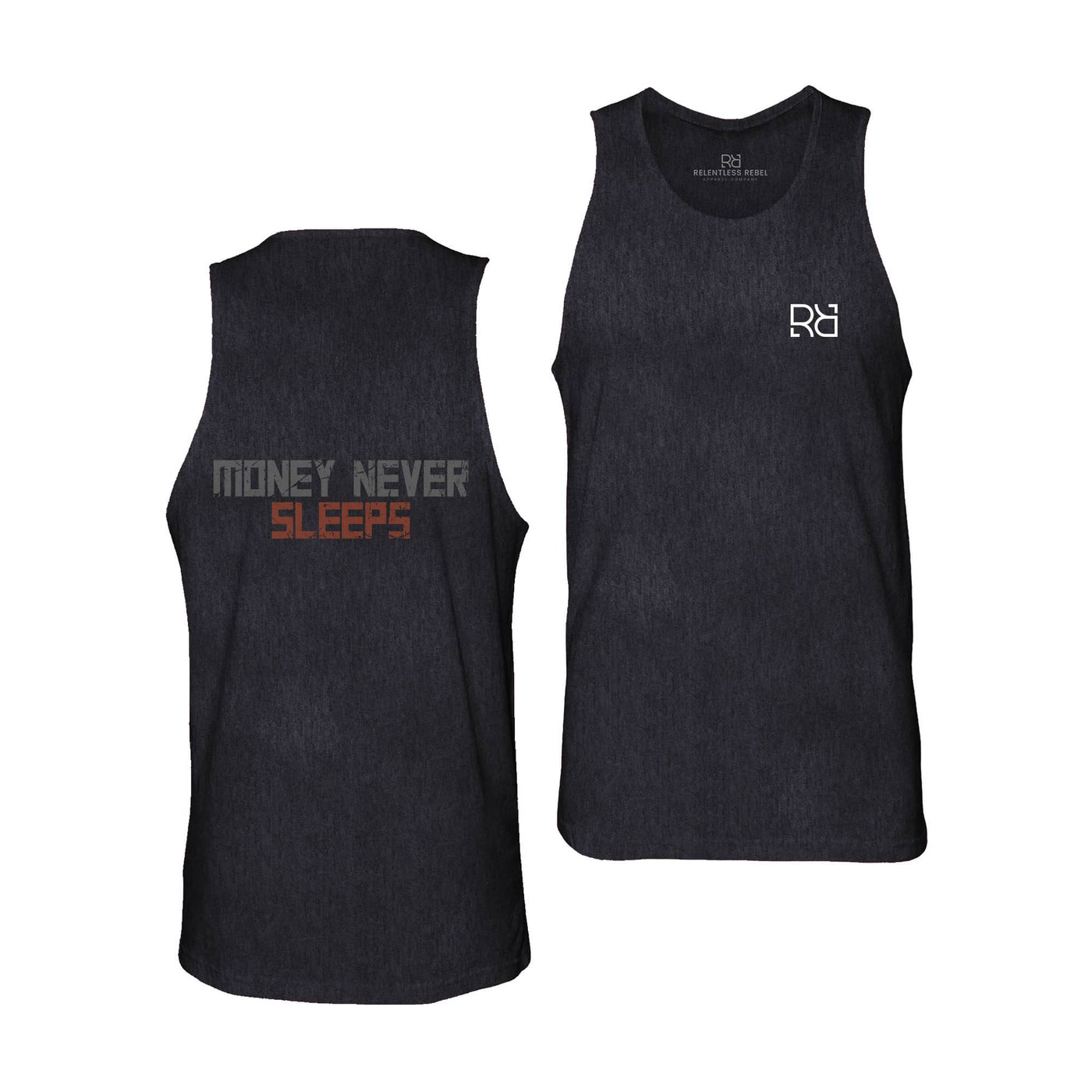 Black Money Never Sleeps Men's Tank Top