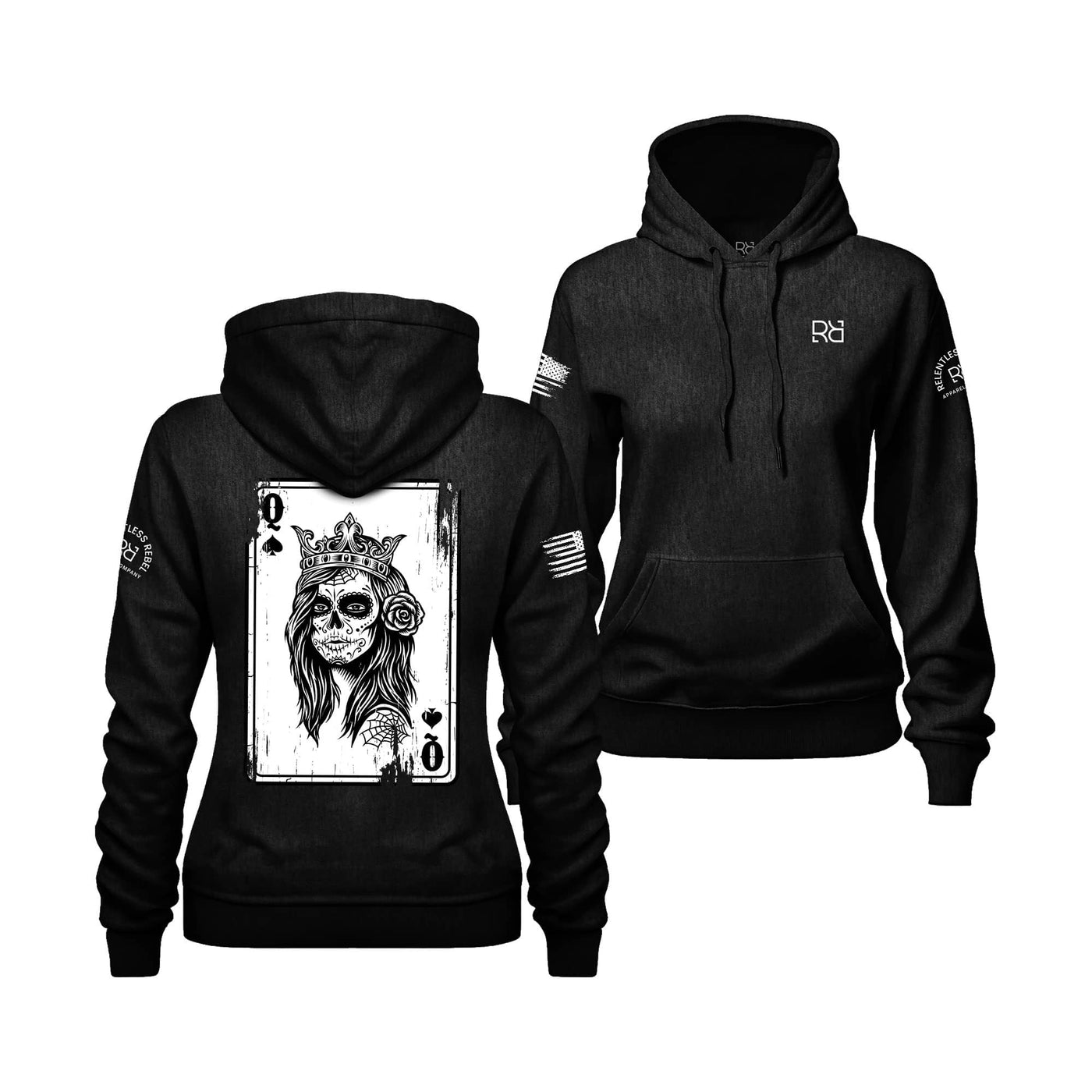 Rebel King "Rebel Ace" | Rebel Queen "Rebel Ace" | Black Hoodie Bundle