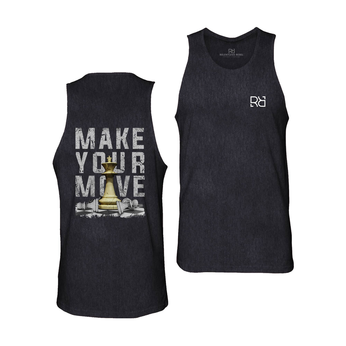 Black Make Your Move Men's Tank Top