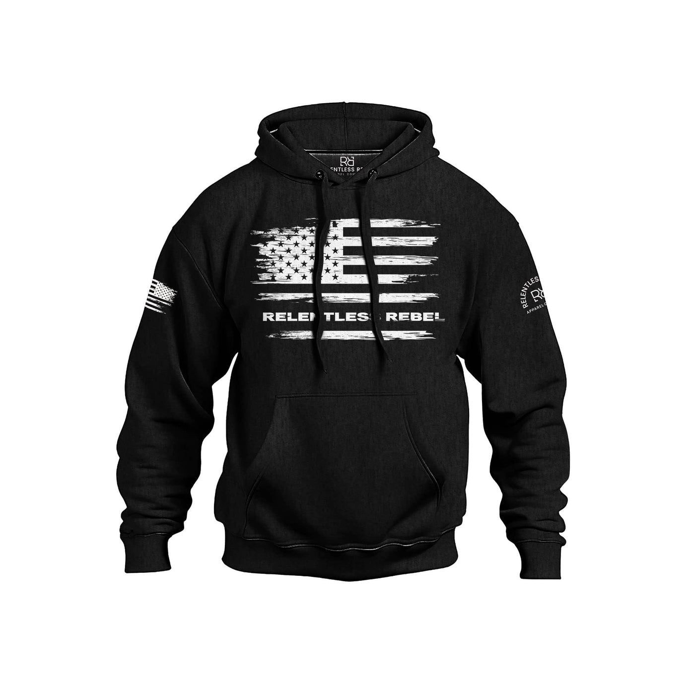 Relentless Rebel Flag | Front | Men's Hoodie