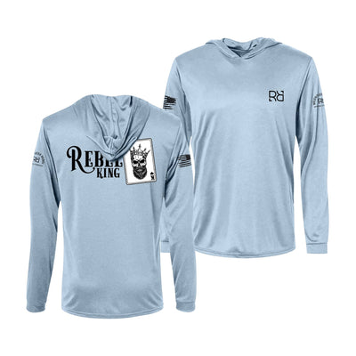 Rebel King | Men's Dry Fit Hooded Long Sleeve | UPF50