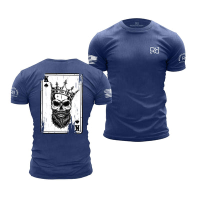 Built Different | Rebel King "Rebel Ace" | Rebel Blue Men's Tee Bundle