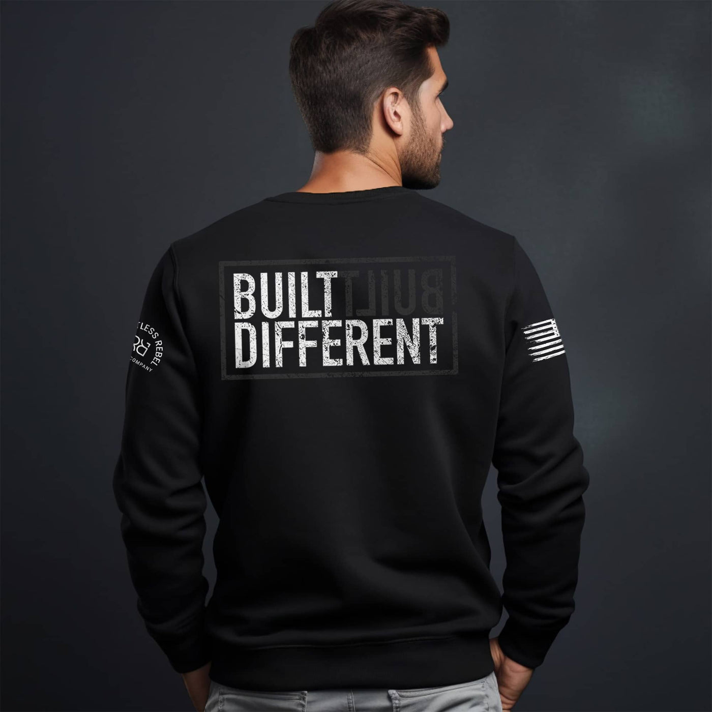 Built Different | Crew Neck Sweatshirt and Tee | Men's Bundle