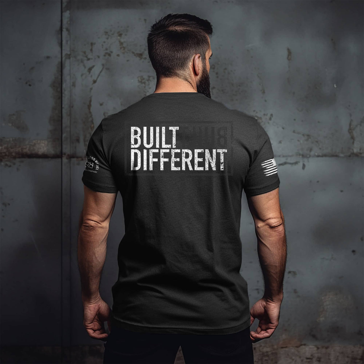 Built Different | Rebel King "Rebel Ace" | Black Men's Tee Bundle