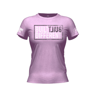 Built Different Women's Prism Lilac front design t-shirt
