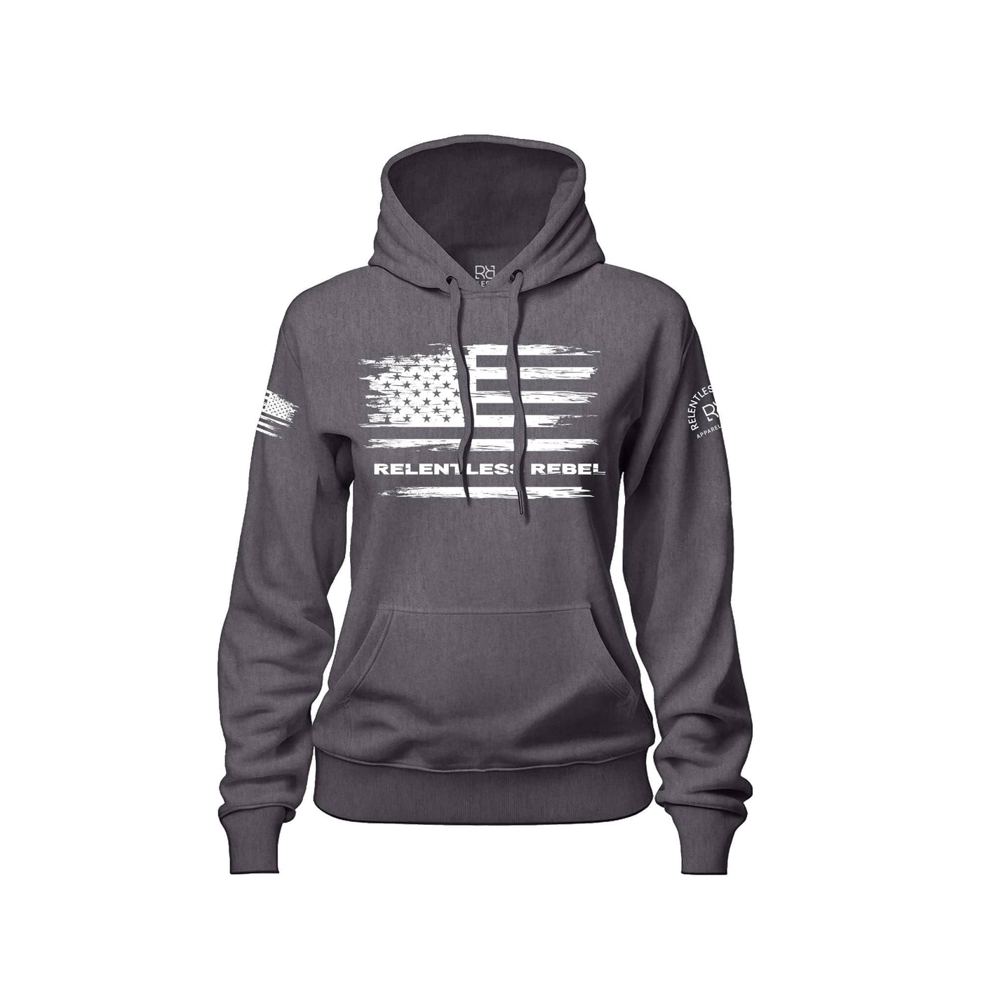 Relentless Rebel Flag | Front | Women's Hoodie