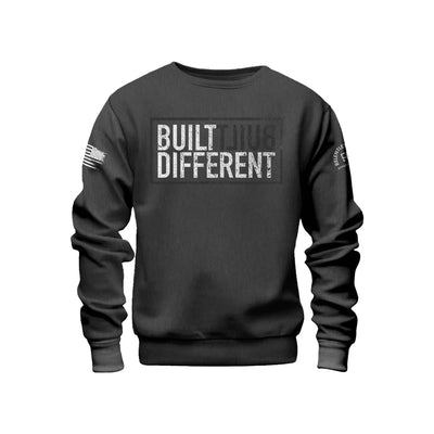 Built Different Charcoal Heather Crew Neck Sweatshirt