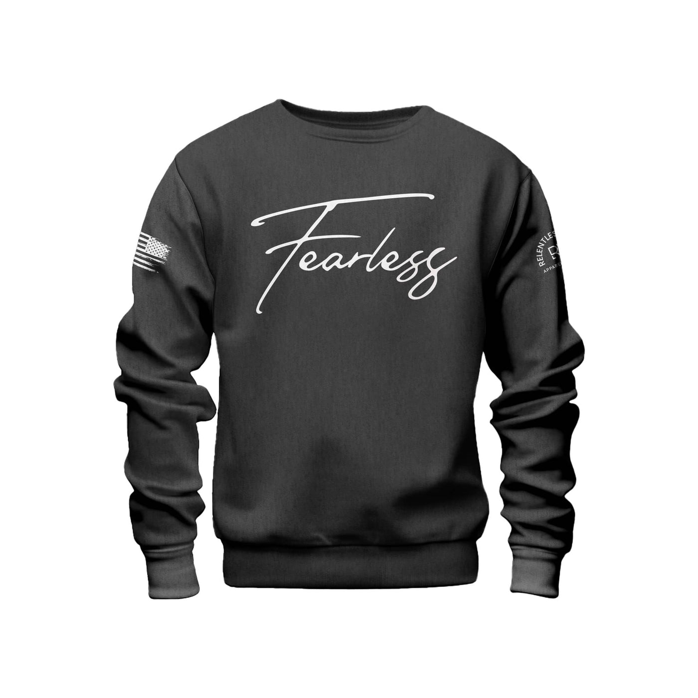 Charcoal Heather Fearless Front Design Sweatshirt