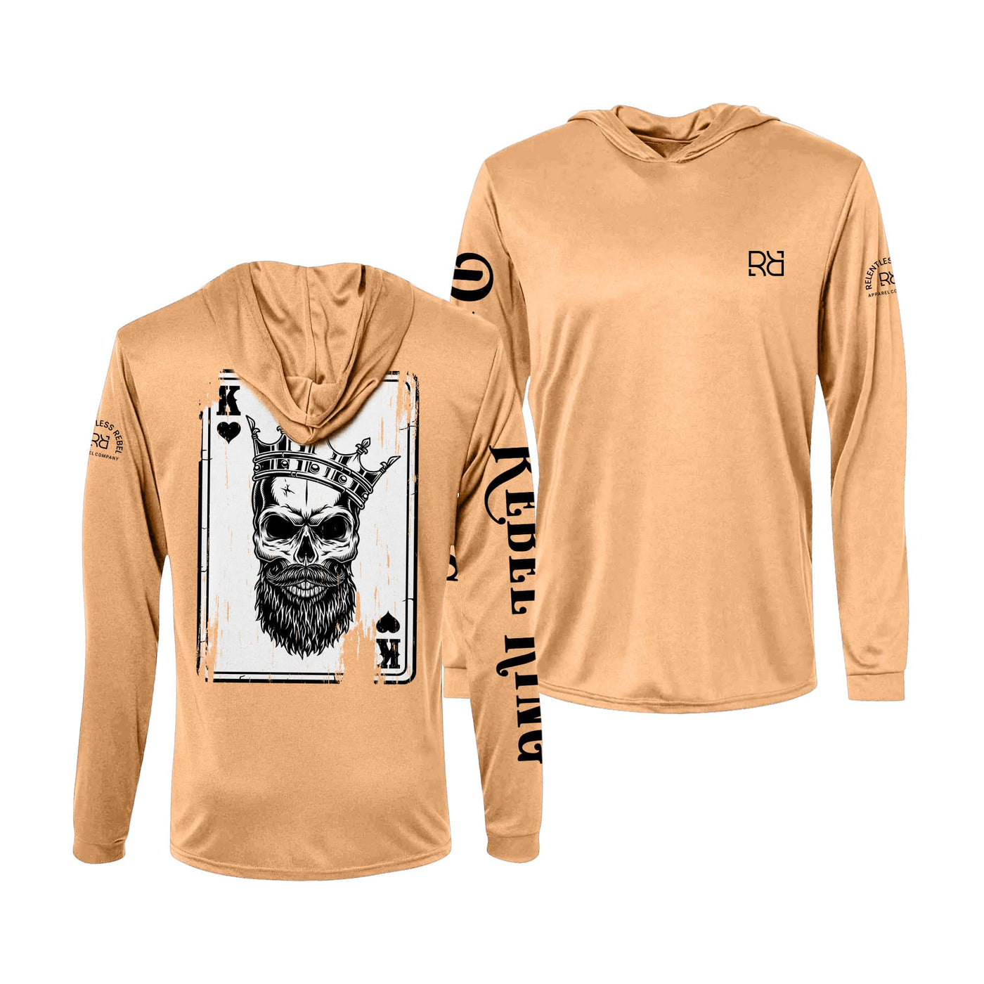 Coral Rebel King Rebel Ace Men's Long Sleeve Dry Fit