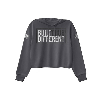 Built Different | Front | Women's Cropped Hoodie