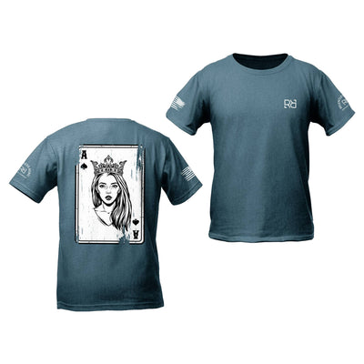 Deep Teal Rebel Princess Rebel Ace Youth Tee