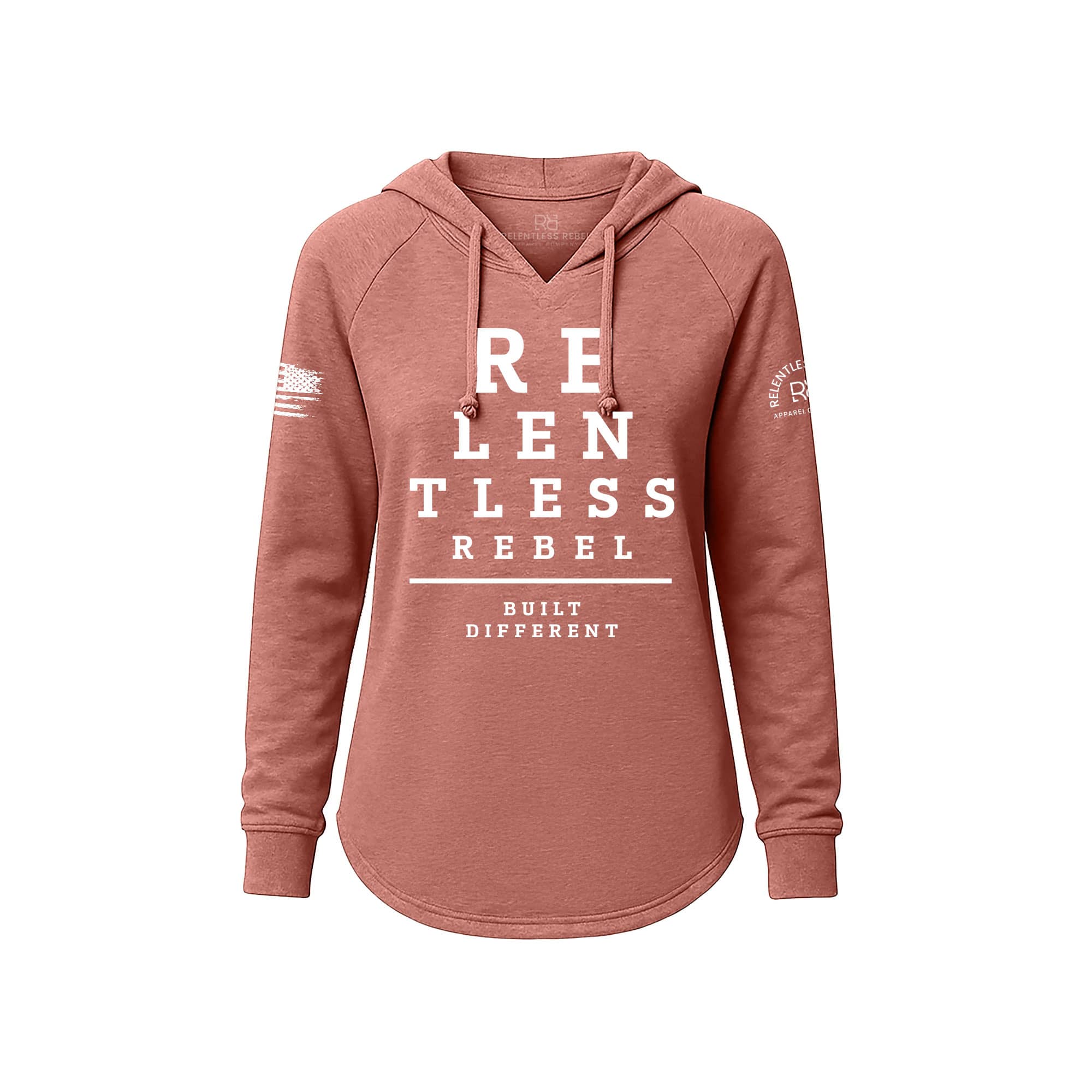 Relentless Rebel - Rebel Vision | Front | RR Wave Wash™ Women's Hoodie ...