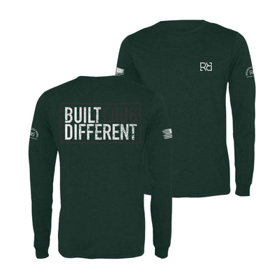 Emerald Built Different Men's Triblend Long Sleeve Shirt