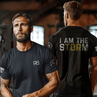 Black I Am The Storm Men's Tee