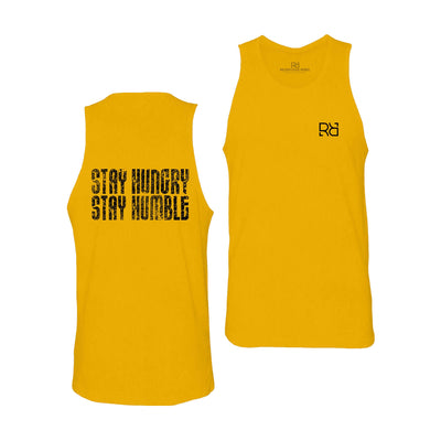 Gold Stay Hungry Stay Humble Men's Tank Top