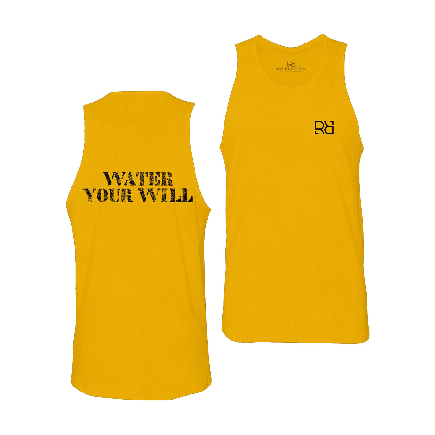 Gold Water Your Will Men's Tank Top