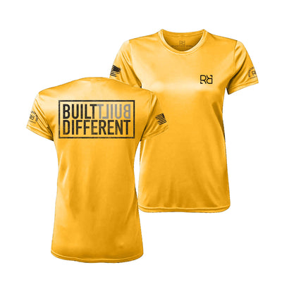 Built Different Gold Women's Dry Fit Tee