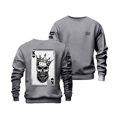 Rebel King | "Rebel Ace" | Sleeve | Crew Neck Sweatshirt