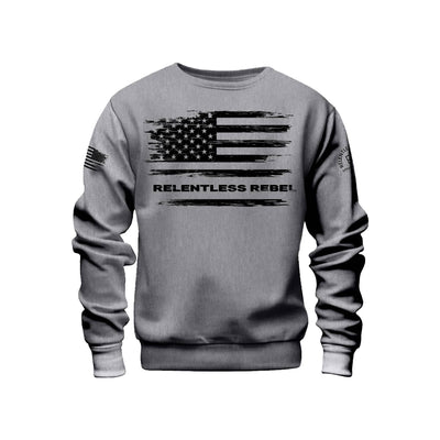 Relentless Rebel Flag | Front | Crew Neck Sweatshirt