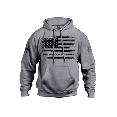 Relentless Rebel Flag | Front | Men's Hoodie