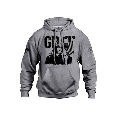 GRIT - DJT Historic Gunmetal Heather Men's Hoodie